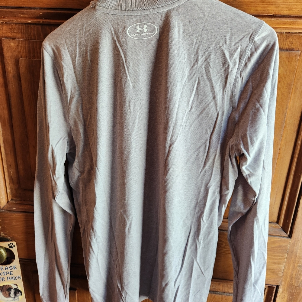 Nwt Under Armour Gray Long Sleeve Men's Shirt - Picture 2 of 8